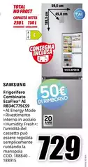Samsung - Frigorifero Combinato Ecoflex AI RB340C75CG9