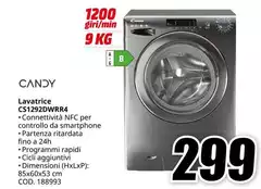 Candy - Lavatrice CS12920WR4