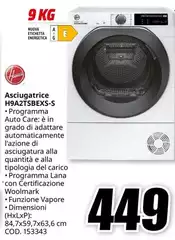 Asciugatrice H9A27SBEXS-S