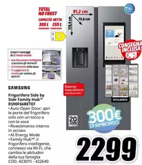 Samsung - Frigorifero Side By Side Family Hub RS90F66BTE