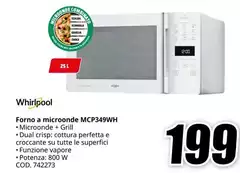Whirlpool - Forno A Microonde MCP349WH
