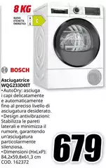 Bosch - Asciugatrice WWG2330DIT