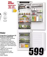 Haier - Frigorifero Combinato 2D 55 Serie HBW5S18E