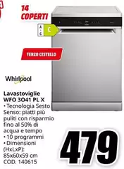 Whirlpool - WFO 3041 PL X Libera installazione 14 coperti C
