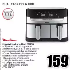 Moulinex - Friggitrice Ad Aria Mod. EZ905D