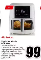 Ariete - Friggitrice Ad Aria Serie 4630