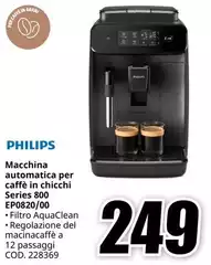 Philips - Macchina Automatica Per Caffè In Chicchi Series 800 Ep0820/00