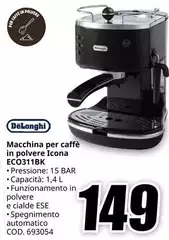 Macchina Per Caffè In Polvere Eco311RK