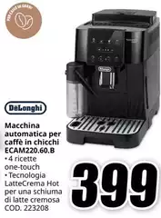 De Longhi - Macchina Automatica Per Caffè In Chicchi ECAM220.60.B