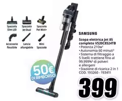 Samsung - Scopa Elettrica Jet 85 Complete VSC20C8524TB
