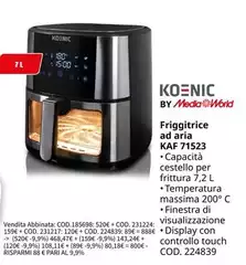 Koenic - Friggitrice Ad Aria KAF 71523