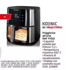 Koenic - Friggitrice Ad Aria KAF 71523