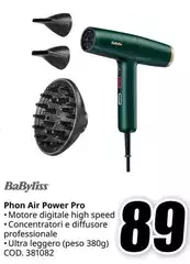 Babyliss - Phon Air Power Pro