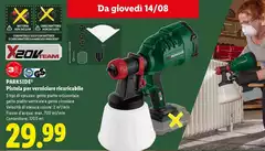 Parkside - Pistola Per Verniciare Ricaricabile