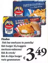 Findus - Fish Bar Merluzzo In Pastella