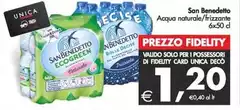 San Benedetto - Acqua Naturale