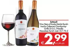 Settesoli - Vino Nero D'Avola-Merlot-Syrah-Insalata-Cabernet-Chardonnay Grillo D.O.C./ Nerello Mascalesse Syrah I.G.T