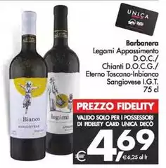 Barbanera - Legami Appassimento D.O.C./ Chianti D.O.C.G./Eterno Toscano-Inbianco Sangiovese I.G.T.