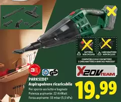 Parkside - Aspirapolvere Ricaricabile