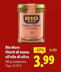 Rio Mare - Filetti Di Tonno All'Olio Di Oliva