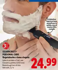 Silvercrest Personal Care - Regolabarba A Lama Singola