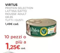 Selection - Protein  Lattina Gatto Mousse Adult Gr.85 Tutti I Gusti