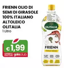 Olitalia - Frienn Olio Di Semi Di Girasole 100% Italiano Altoleico 