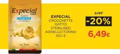 Crocchette Gatto Sterilised Agnello-Tonno