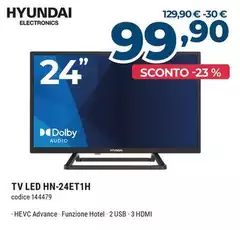 Hyundai - Tv Led HN-24ET1H