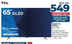 TCL - Smart Tv 65C655