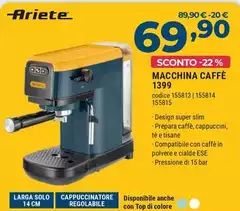 Ariete - Macchina Caffè 1399