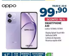 Oppo - Smartphone A40