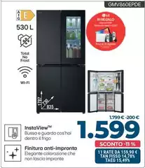 LG - Frigoriferi Multidoor Slim Instaview GMV860EPDE