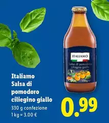 Italiamo - Salsa Di Pomodoro Ciliegino Giallo