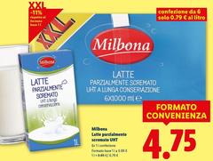 Milbona - Latte Parzialmente Scremato UHT