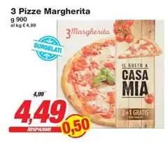 Il gusto a casa mia - 3 Pizze Margherita