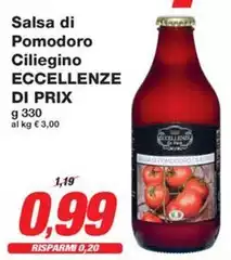 Salsa Di Pomodoro Ciliegino