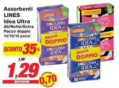Lines - Assorbenti Idea Ultra