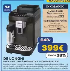 De Longhi - Macchina Caffè Automatica ECAM 293 61 BW