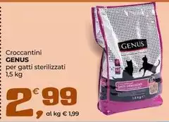 Genus - Croccantini Per Gatti Sterilizzati