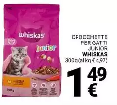 Whiskas - Crocchette Per Gatti Junior