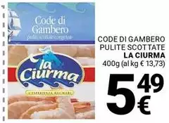 La ciurma - Code Di Gambero Pulite Scottate