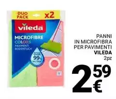 Vileda - Panni In Microfibra Per Pavimenti