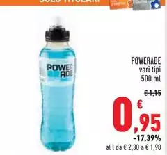 Powerade - Vari Tipi