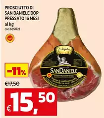 San daniele - Prosciutto Di San Daniele DOP Pressato 16 Mesi