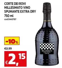 Millesimato -  Vino Spumante Extra Dry