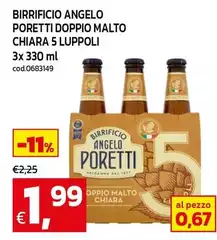 Chiara - Birrificio Angelo Poretti Doppio Malto  5 Luppoli