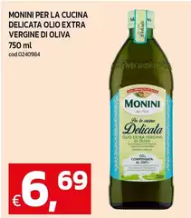 Monini - Delicata Olio Extra Vergine Di Oliva