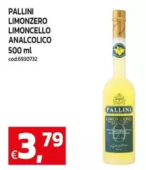 Pallini - Limonzero Limoncello Analcolico
