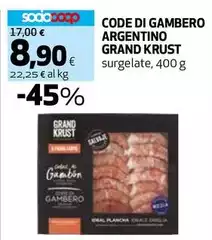 Grand krust - Code Di Gambero Argentino